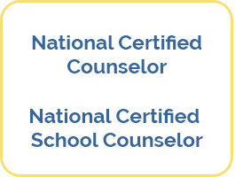 National Certified Counselor; National Certified School Counselor